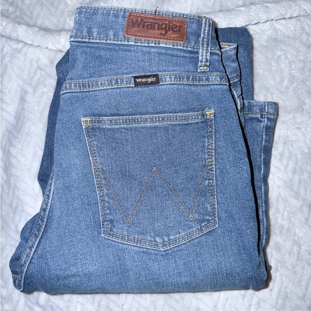 Wrangler Light Blue High Rise Jeans